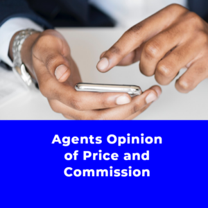 Agents Opinion of Price and Commission
