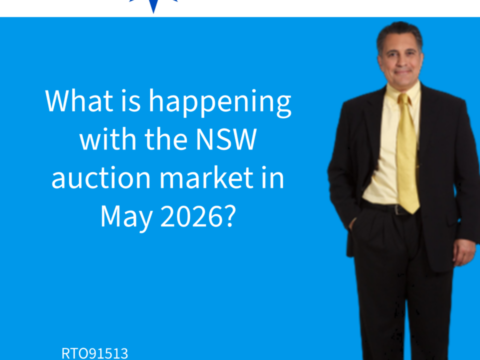 What is happening with the NSW auction market in May 2026?